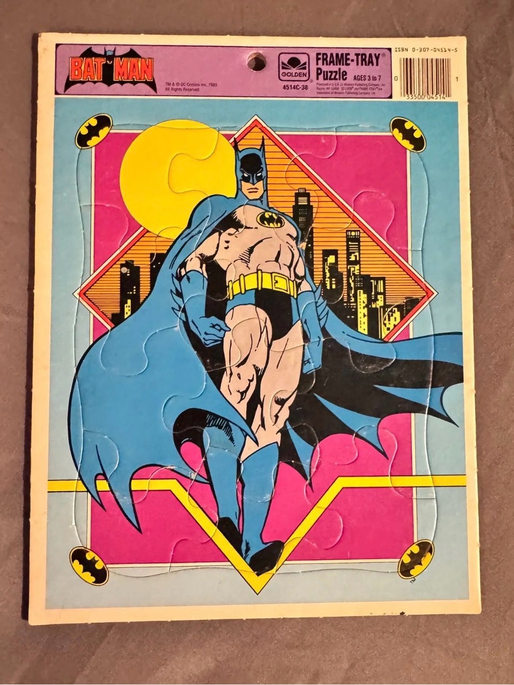 Vintage Batman Frame-Tray Puzzle